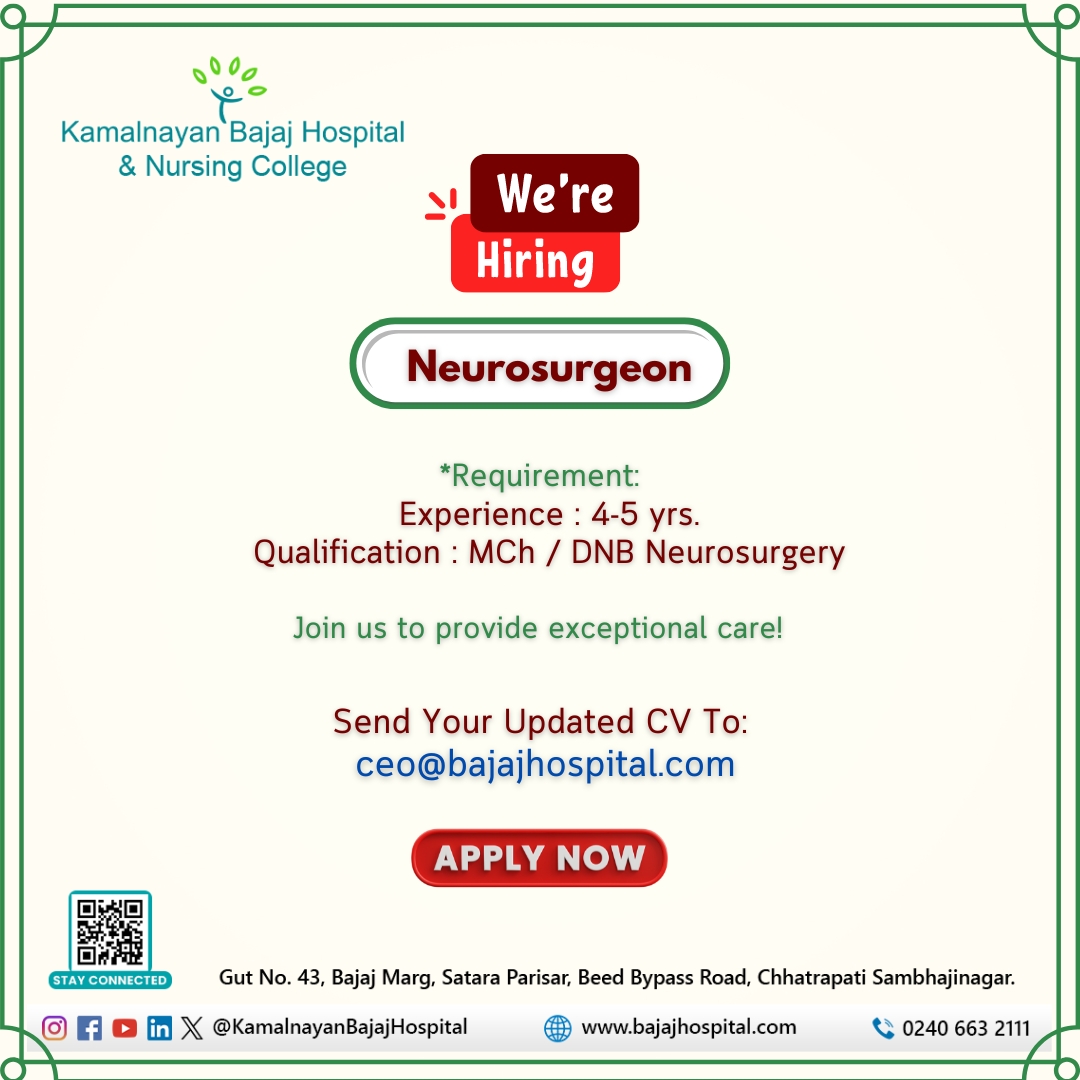 Careers Kamalnayan Bajaj Hospital